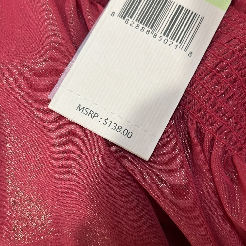 Nanette pink shimmer Key Hole Dress - Picture 5 of 5